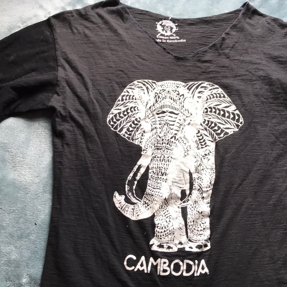 ‼️CLOSET CLOSING‼️Cambodian Elephant T-Shirt